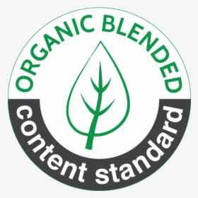Organic Blended Content Standard Logo, HD Png Download, Transparent PNG