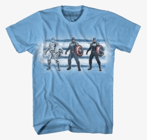 Triple Captain America Winter Soldier T-shirt - Alabama Vintage T Shirts, HD Png Download, Transparent PNG