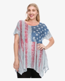 Women S American Flag Top W/stones - Nightgown, HD Png Download, Transparent PNG