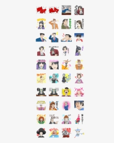 Ace Attorney Stickers Whatsapp, HD Png Download, Transparent PNG