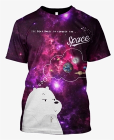 Gearhuman 3d Ice Bear Wants To Conquer The Space Custom - Galaxy, HD Png Download, Transparent PNG