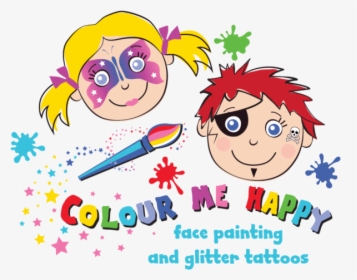 Clip Art Face Painting Clipart - Clipart Face Painting Cartoon, HD Png Download, Transparent PNG
