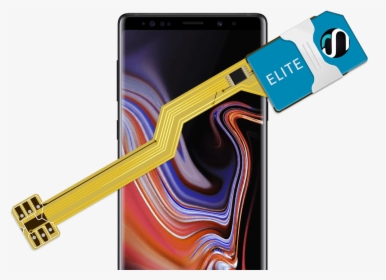 Note 8 Dual Sim Adapter , Png Download - Samsung Galaxy Note 9, Transparent Png, Transparent PNG
