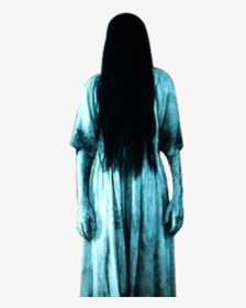 The Ring Png - Scary Girl With Hair Over Her Face, Transparent Png, Transparent PNG