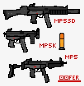 Transparent Mp5 Png - Firearm, Png Download, Transparent PNG
