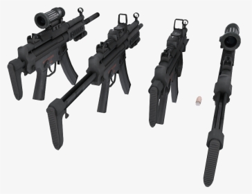 Mp5 Submachine Gun Wip - Mp5 Blueprint, HD Png Download, Transparent PNG