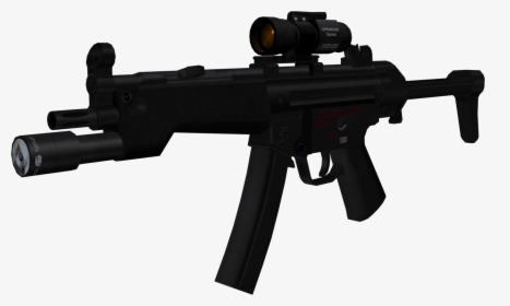 Submachine Gun With Scope, HD Png Download, Transparent PNG