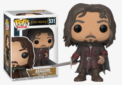 Lord Of The Rings - Funko Pop Lord Of The Rings Aragorn 531, HD Png Download, Transparent PNG