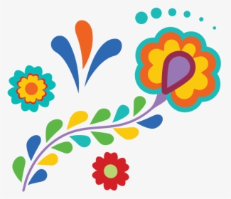 Flowers Mexico Png , Transparent Cartoons - Mexican Flower Art Clip Transparent, Png Download, Transparent PNG