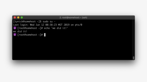 Bash Prompt - Mac Terminal Sudo, HD Png Download, Transparent PNG