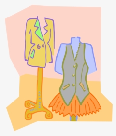 Vector Illustration Of Three-dimensional Dress Form - Illustration, HD Png Download, Transparent PNG