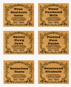 Vintage Harry Potter Labels, HD Png Download, Transparent PNG