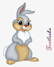 Transparent Clipart Of Bunnies - Cartoon Bambi Disney Bunny, HD Png Download, Transparent PNG