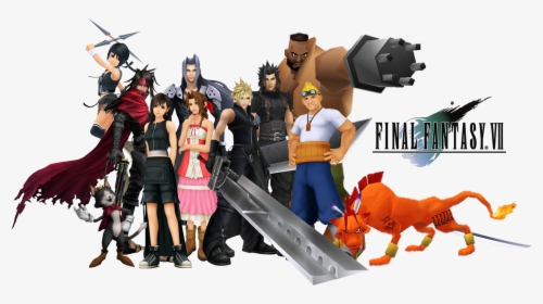 Final Fantasy 7 All Characters, HD Png Download, Transparent PNG