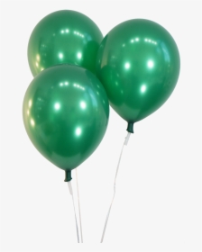 Metallic Green Balloons - Balloon, HD Png Download, Transparent PNG