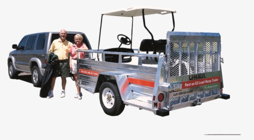 Rt-trailer - Uhaul 6 X 12 Utility Trailer With Ramp, HD Png Download, Transparent PNG