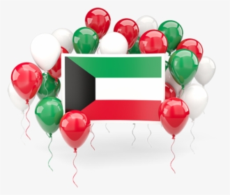 Square Flag With Balloons - Pakistan Flag Balloons Png, Transparent Png, Transparent PNG