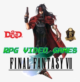 Final Fantasy 7 Vincent Valentine Dnd 5e - Vincent Valentine De Final Fantasy Vii, HD Png Download, Transparent PNG