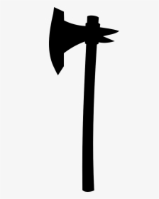 Transparent Viking Axe Png - Axe Silhouette Png, Png Download, Transparent PNG