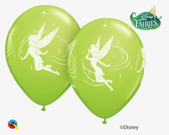 Tinkerbell Balloons Png , Png Download - Green Orange Purple Balloon, Transparent Png, Transparent PNG