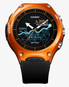 Wsd-f10 - Casio Smart Watch Wsd F10, HD Png Download, Transparent PNG