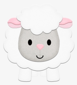Clipart Sheep Baby Shower - Baby Girl Sheep Clipart, HD Png Download, Transparent PNG