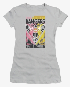 Junior Pink And Yellow Rangers Mighty Morphin Power - Power Rangers Shirt Target, HD Png Download, Transparent PNG