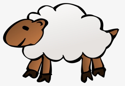 Free Vintage Baby Lamb Clipart Free Pretty Things For - Small Sheep Cartoon, HD Png Download, Transparent PNG
