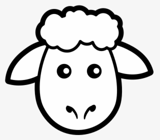 Draw A Sheep Face, HD Png Download, Transparent PNG