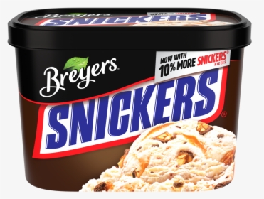 Breyers Snickers Ice Cream, HD Png Download, Transparent PNG