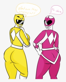 Mmpr Pink And Yellow Ranger - Pink And Yellow Ranger, HD Png Download, Transparent PNG