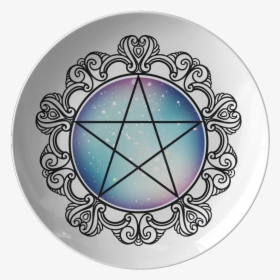 Wicca Pentacle Plate , Png Download - Symbols Of Chrisitianity, Transparent Png, Transparent PNG