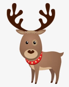 Merry Medisolving Deer - Cartoon, HD Png Download, Transparent PNG