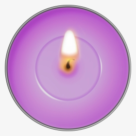 Round Purple Candle Png Clip Art, Transparent Png, Transparent PNG