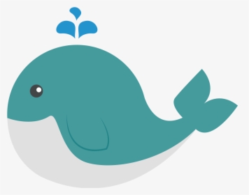 Cute Whale Png, Transparent Png, Transparent PNG