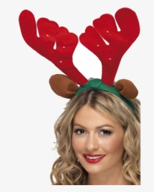 Reindeer Antlers Headband Png - Gewei Kerst, Transparent Png, Transparent PNG