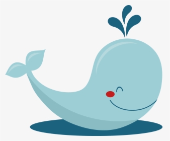 Cute Cartoon Whale Png, Transparent Png, Transparent PNG