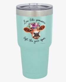 Live Like Someone Left The Gate Open Cow Decal, HD Png Download, Transparent PNG