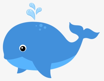 Clipart Family Whale - Cute Blue Whale Clipart, HD Png Download, Transparent PNG