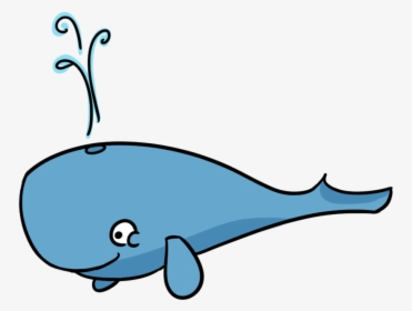Cartoon Whale Clipart - Whale Flashcard, HD Png Download, Transparent PNG