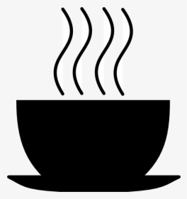 Black And White Soup Bowl, HD Png Download, Transparent PNG