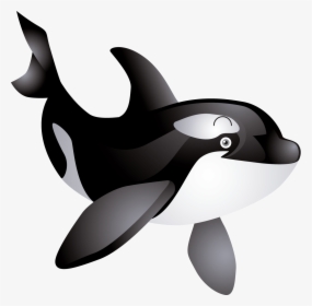 Eyes Clipart Whale - Free Killer Whale Clip Art, HD Png Download, Transparent PNG