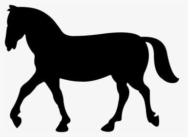 Horse Silhouette 2 Clip Arts - Horse Silhouette, HD Png Download, Transparent PNG