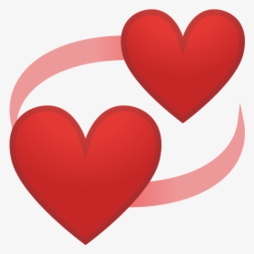 Revolving Hearts Emoji, HD Png Download, Transparent PNG