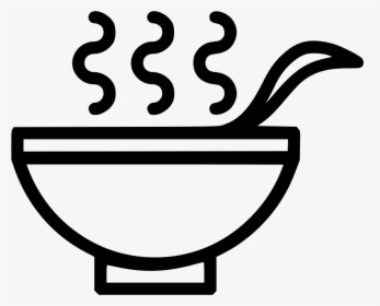Soup Graphic Royalty Free Stock Black And White Huge - Soup Bowl Clip Art Free, HD Png Download, Transparent PNG
