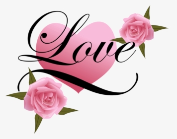 Love Heart And Roses, HD Png Download, Transparent PNG