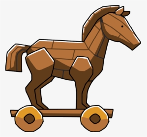 Trojan Horse Drawing - Trojan Horse Png, Transparent Png, Transparent PNG