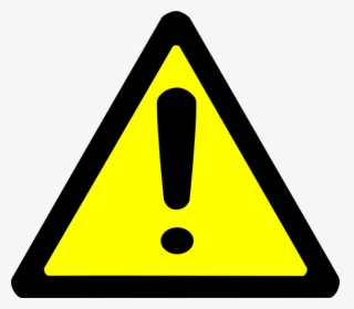 Warning Triangle Sign, HD Png Download, Transparent PNG
