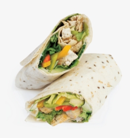 Download Tortilla Clipart Chicken - Chicken Wrap Png, Transparent Png, Transparent PNG