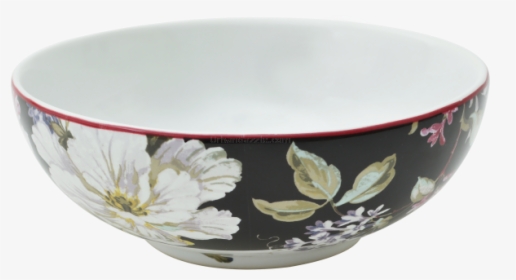 Buy Devnow Porcelain Gisela Black All Purpose Bowl - Bowl, HD Png Download, Transparent PNG